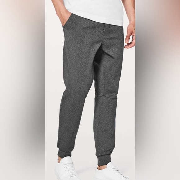 Lululemon Intent Jogger Heathered Black Size Large - Picture 1 of 9
